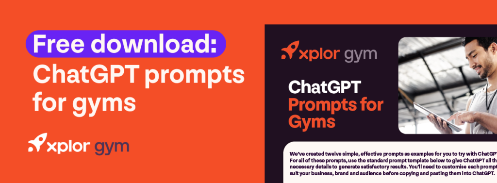 ChatGPT prompts for gyms